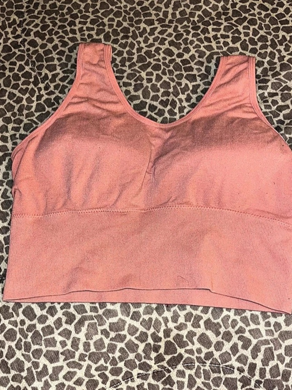 Pink Sports Bra